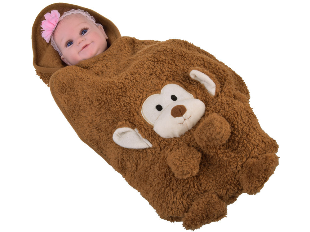 Minkšta antklodė beždžionė, ruda