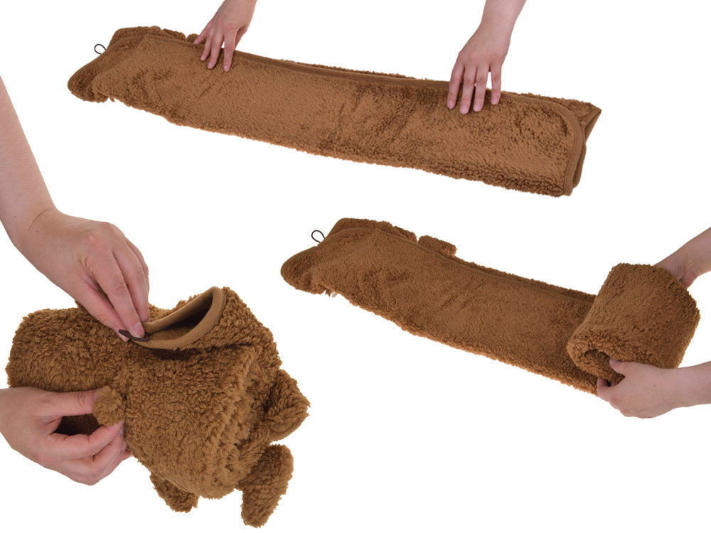 Minkšta antklodė beždžionė, ruda