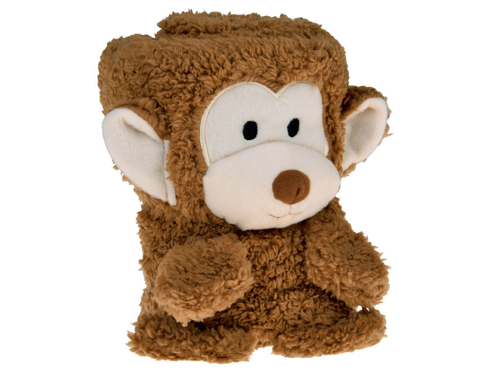 Minkšta antklodė beždžionė, ruda