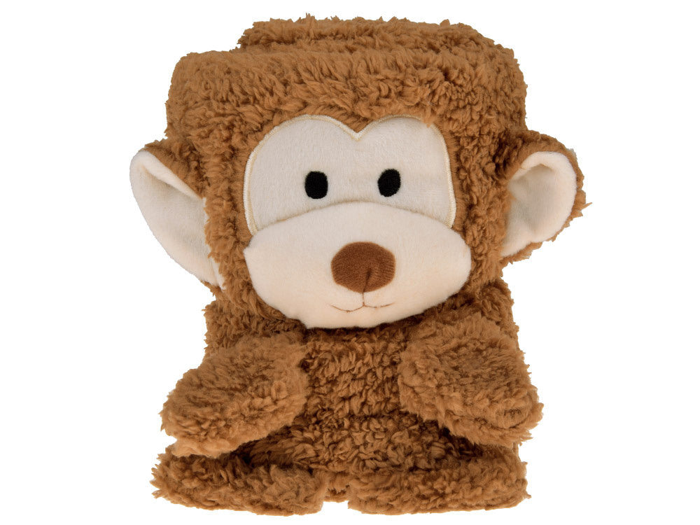 Minkšta antklodė beždžionė, ruda
