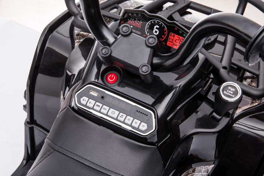 Elektrinis keturratis vaikams UFM JS009, juodas