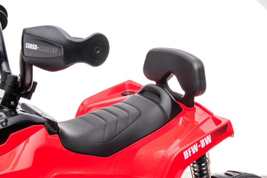 Elektrinis keturratis vaikams UFM JS009, raudonas