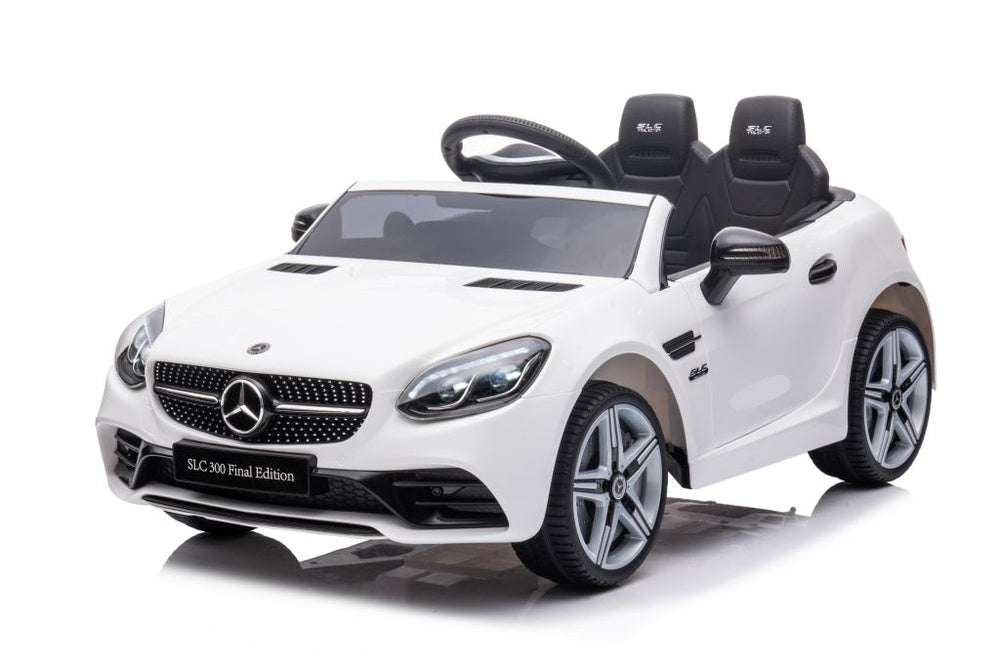 Dvivietis elektromobilis vaikams Mercedes SLC 300, baltas