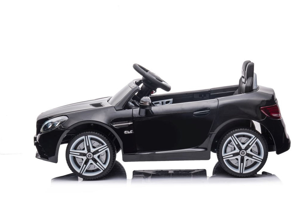 Dvivietis elektromobilis vaikams Mercedes SLC 300, juodas