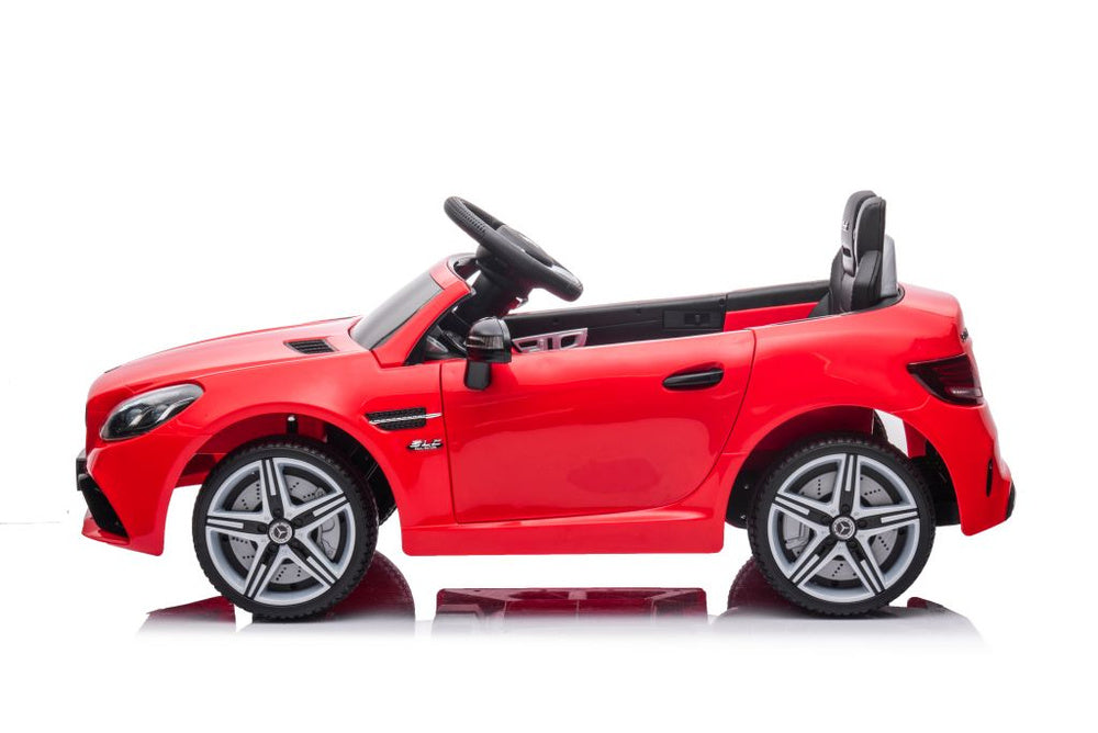Dvivietis elektromobilis vaikams Mercedes SLC 300, raudonas