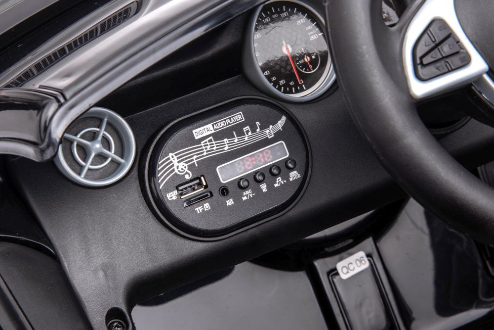 Dvivietis elektromobilis vaikams Mercedes SLC 300, mėynas