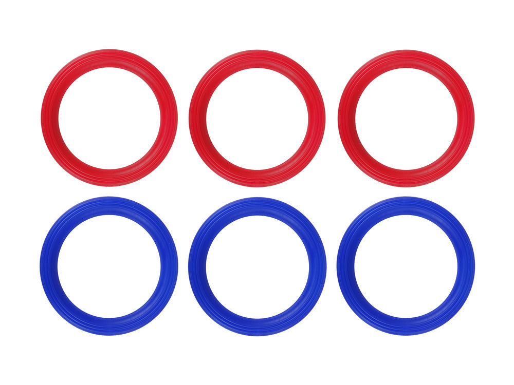 Spalvotas arkadinis žiedų metimo žaidimas