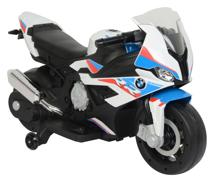 Elektrinis motociklas vaikams BMW S1000RR, baltas