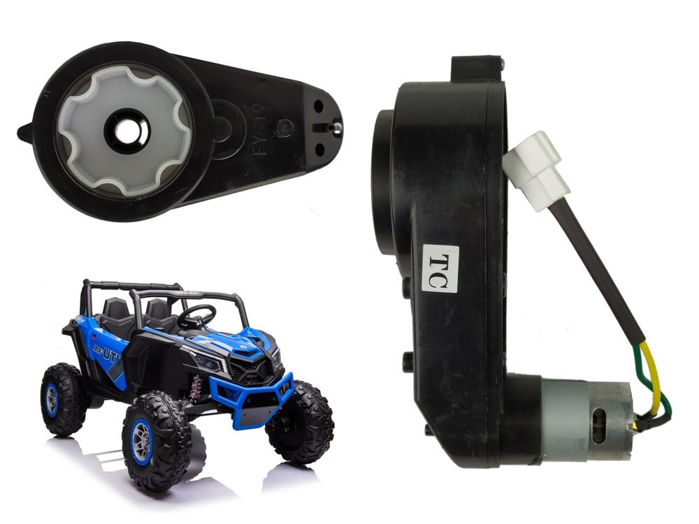 Variklis su pavarų dėže elektromobiliui  XMX613 priekinei ašiai 24 V