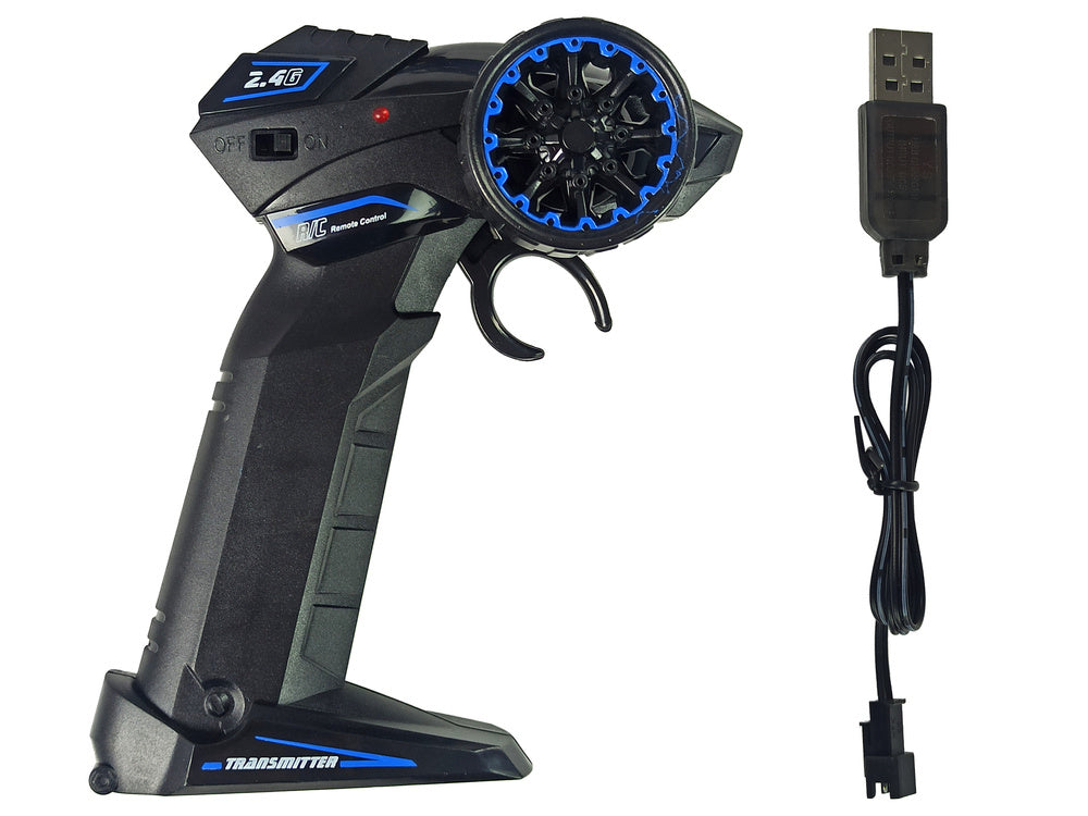 Nuotoliniu būdu valdomas visureigis 2,4 GHz 1:16, geltonas