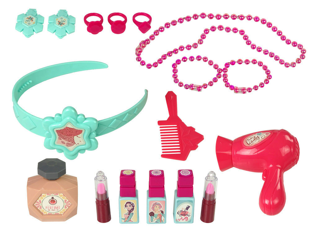 Kosmetikos staliukas su veidrodžiu ir šviesomis