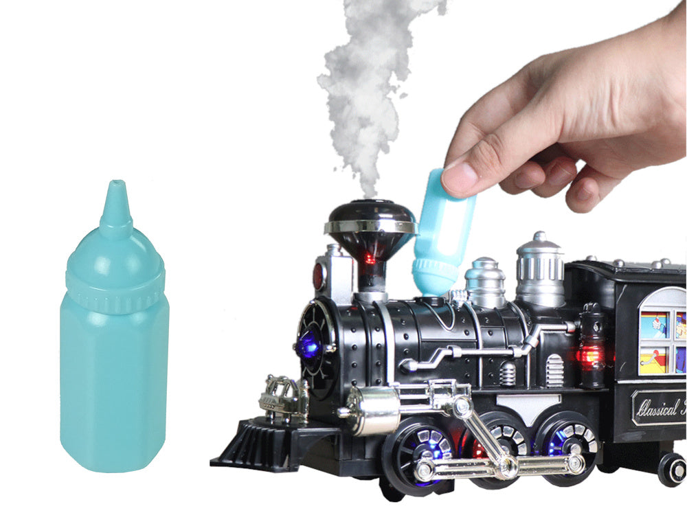 Didžiulis traukinio rinkinys su garų, šviesos ir garso efektais 206,5 cm