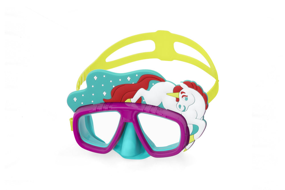 Nardymo kaukė vienaragis, Bestway, violetinė