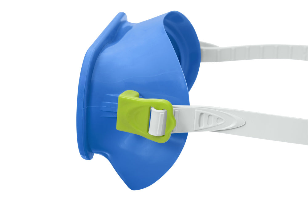 Nardymo rinkinys vaikams „Kaukė, plaukmenys, vamzdelis“, mėlynas