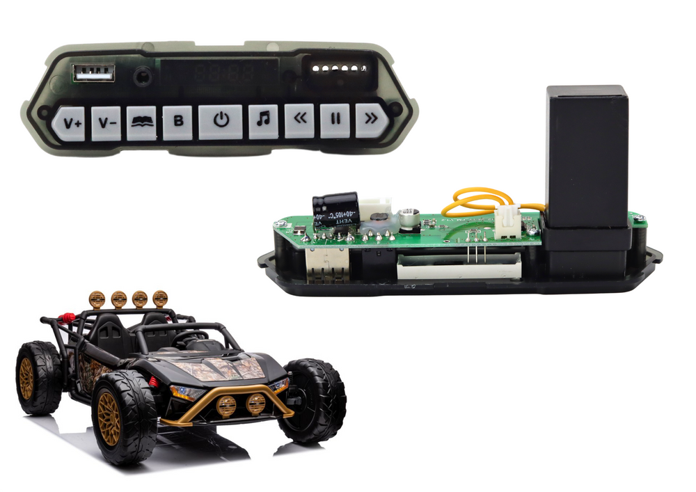 Muzikinis skydelis vaikiškam elektromobiliui JS3168 24V