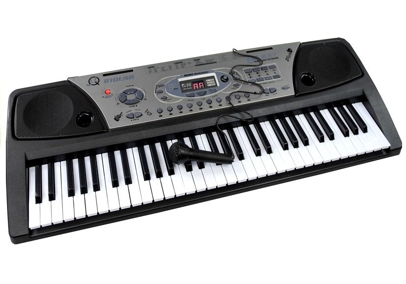 Pianinas MQ-810 MP3 su mikrofonu 61 klavišas
