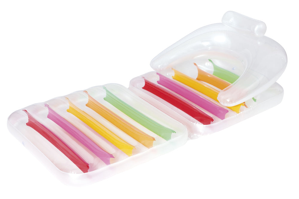 Pripučiamas čiužinys fotelis 201 x 89 cm, permatomas