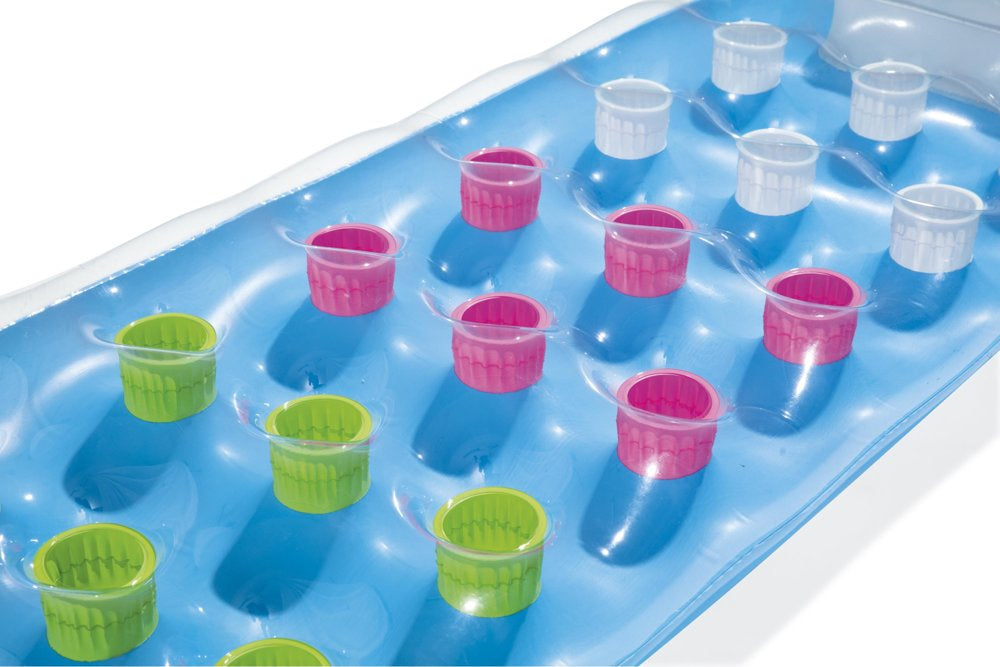 Pripučiamas vandens čiužinys 188 x 71 cm, mėlynas