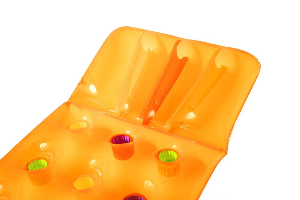 Pripučiamas čiužinys plaukimui 188 x 71 cm , geltonas