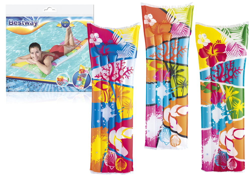 Pripučiamas čiužinys plaukimui 183x76 cm, Bestway