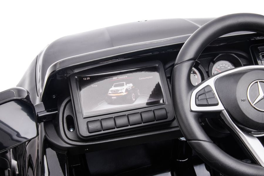 Vienvietis vaikiškas elektromobilis Mercedes DK-MT950, juodas