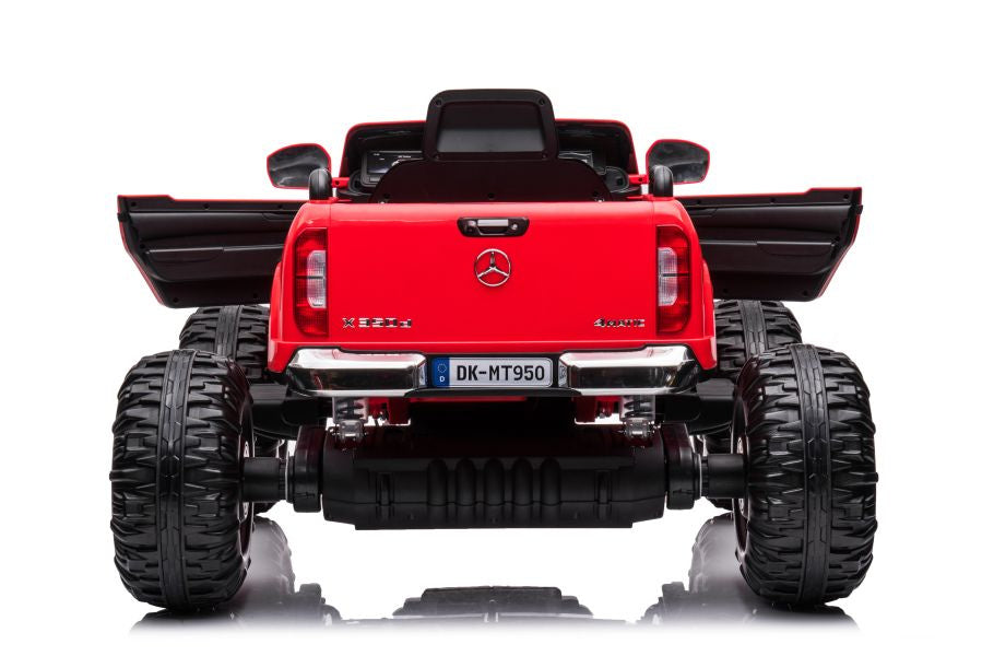 Elektromobilis Mercedes Benz DK-MT950, raudonas