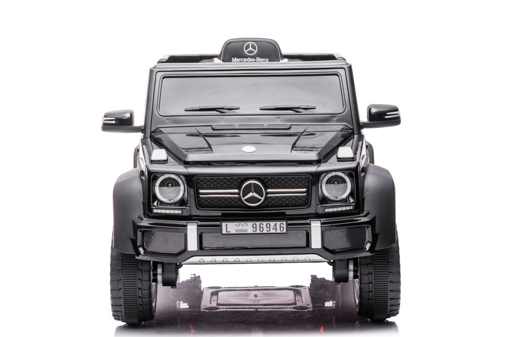 Vienvietis elektromobilis vaikams 6x6 Mercedes Benz G63, juodas
