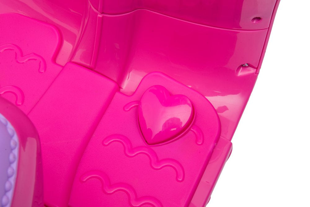 Elektrinis motociklas vaikams JT5258 „Ledų parduotuvė“, rožinis