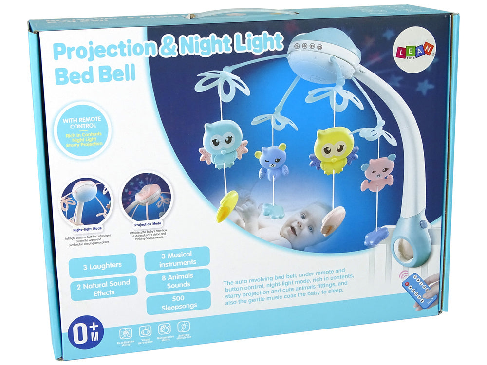 Vaikiška karuselė lovytei su gyvūnais