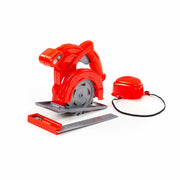 Įrankių rinkinys: diskinis pjūklas, kampainis ir apsauginė kaukė