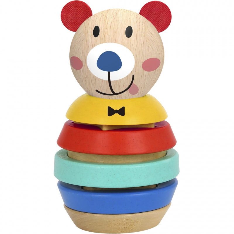 Medinė meškiuko formos dėlionė Tooky Toy