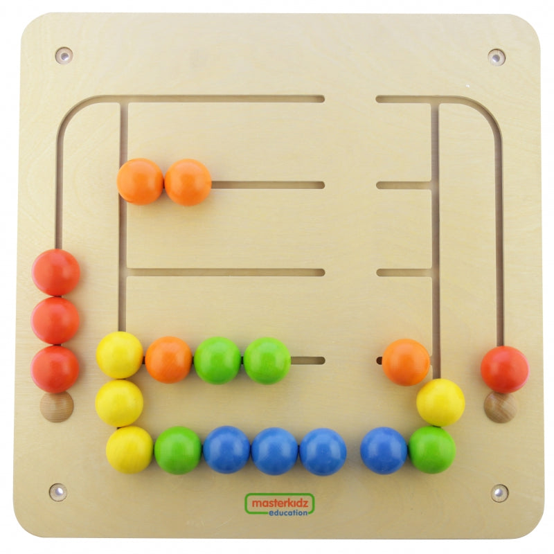 MASTERKIDZ edukacinė lenta, karoliukų labirintas