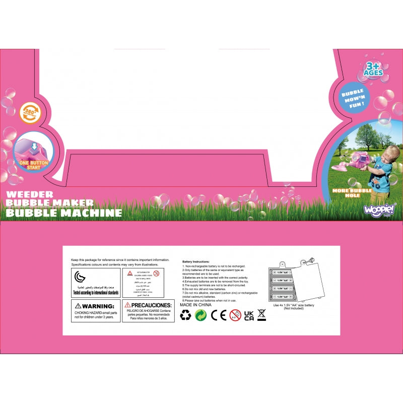 Muilo burbulų mašina trimeris, mėlynas, WOOPIE