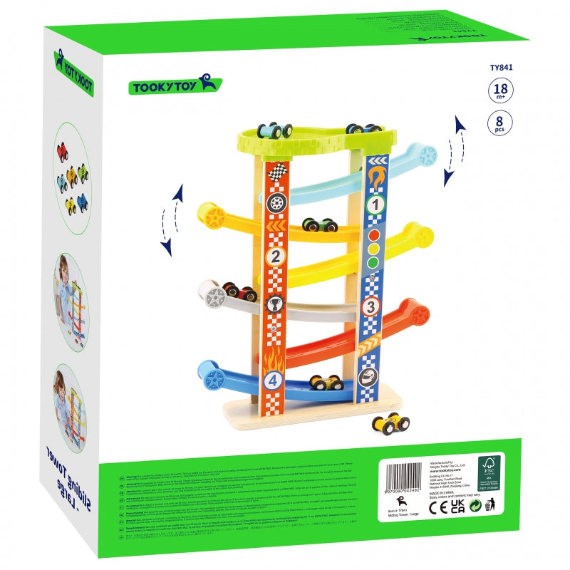 "TOOKY TOY" spalvinga automobilių trasa