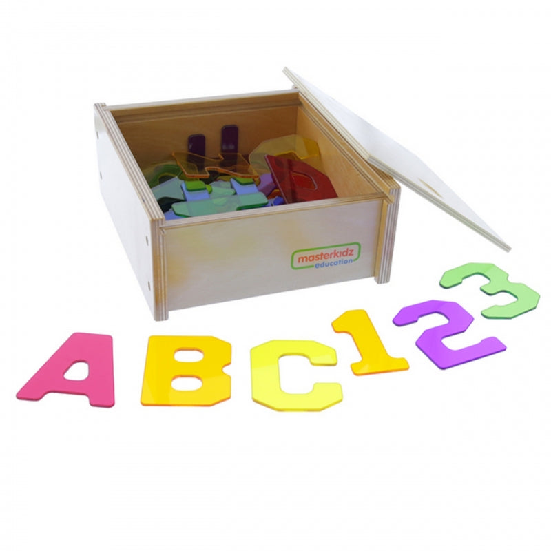 Mokomasis abėcėlės ir skaičių rinkinys 38 vnt, MASTERKIDZ