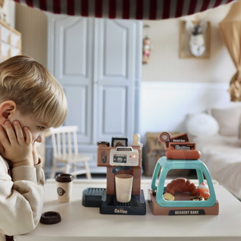 Žaislinis kavos virimo aparatas su sausainių vitrina Woopie