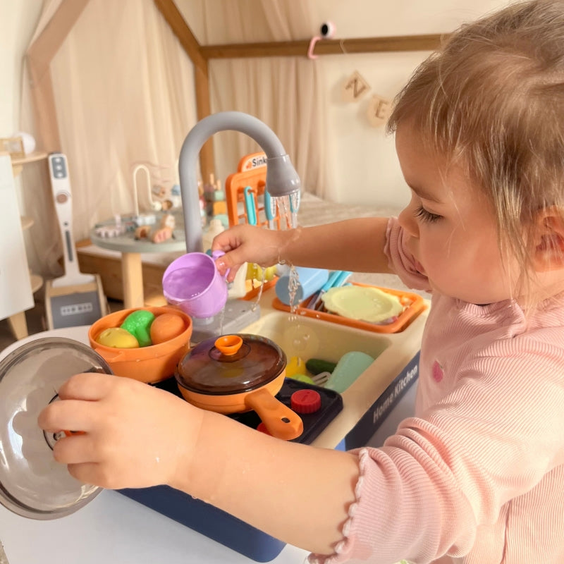 Vaikiška virtuvėlė su kriaukle 2in1, Woopie