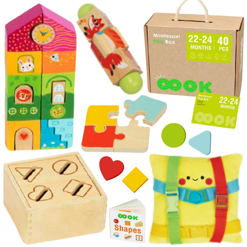 Lavinamasis Montessori rinkinys 7in1, Tooky Toy