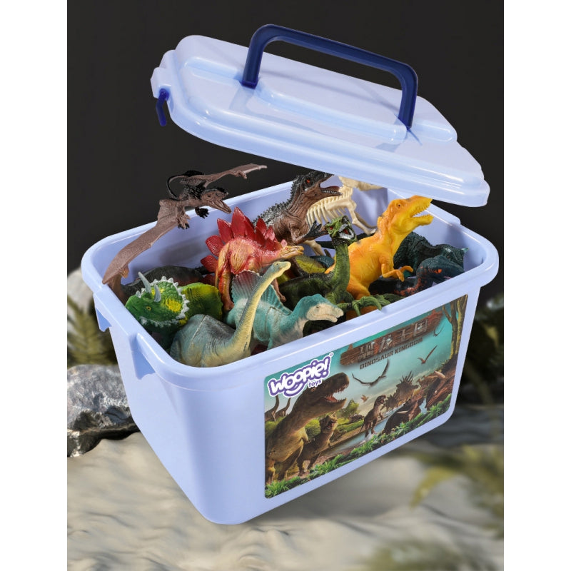 Figūrėlių rinkinys 40 vnt, WOOPIE, dinozaurai