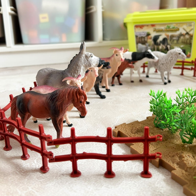 Figūrėlių rinkinys su dėžute 57 el, WOOPIE