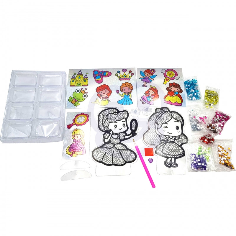 Siuvinėjimo mozaika 5D „Deimantai“, violetinė, Woopie