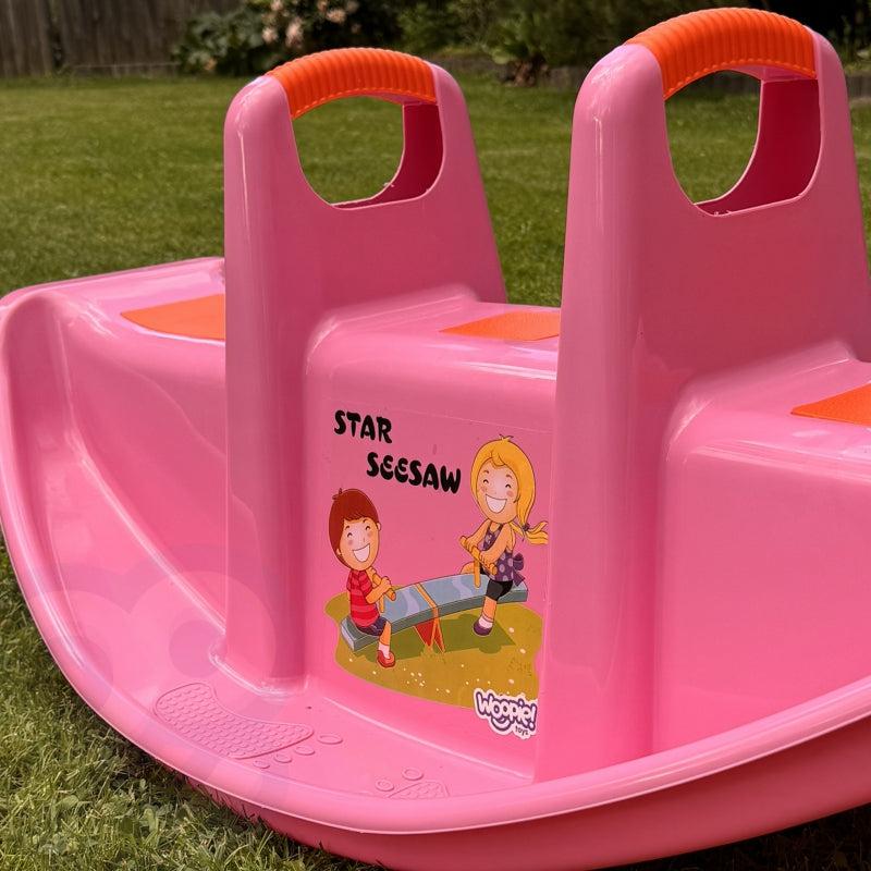 Balansuojančios sūpynės STAR WOOPIE, rožinės