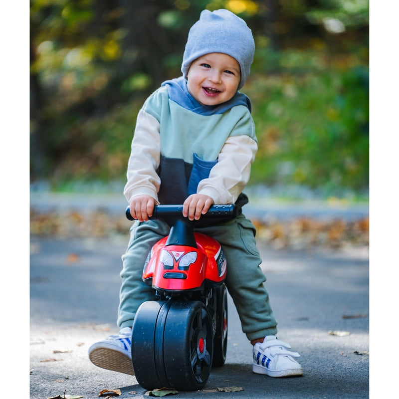 Paspiriamas motociklas FALK Rider Racing, raudonas