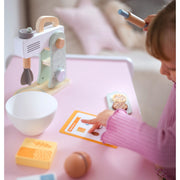 Medinis virtuvinis maišytuvas-plaktuvas su priedais, 11 el., WOOPIE GREEN