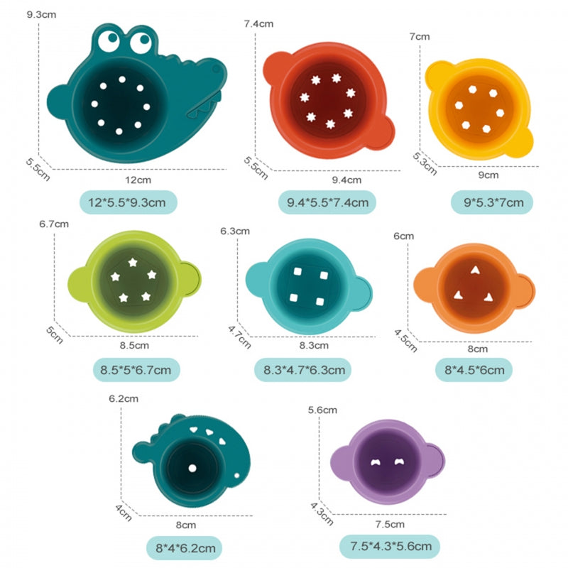 Vonios žaislų rinkinys, WOOPIE