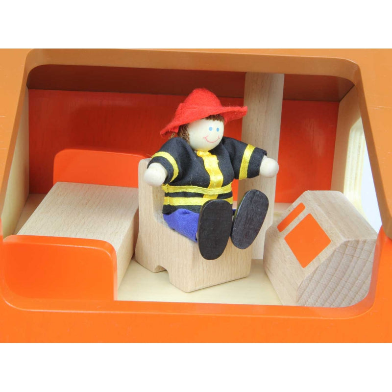 Medinė gaisrinė stotis su priedais, Masterkidz