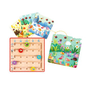 „TOOKY TOY“ medinis mokymosi žaidimas gyvūnėliams skaičiuoti