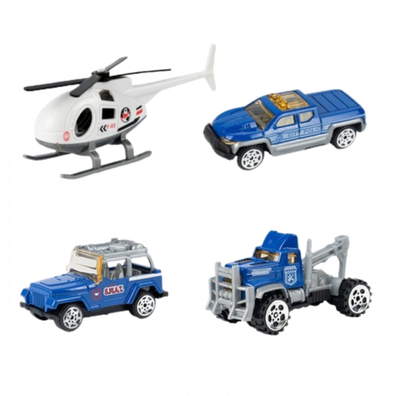 Daugiaaukštė policijos automobilių stovėjimo aikštelė su priedais 43 vnt. WOOPIE