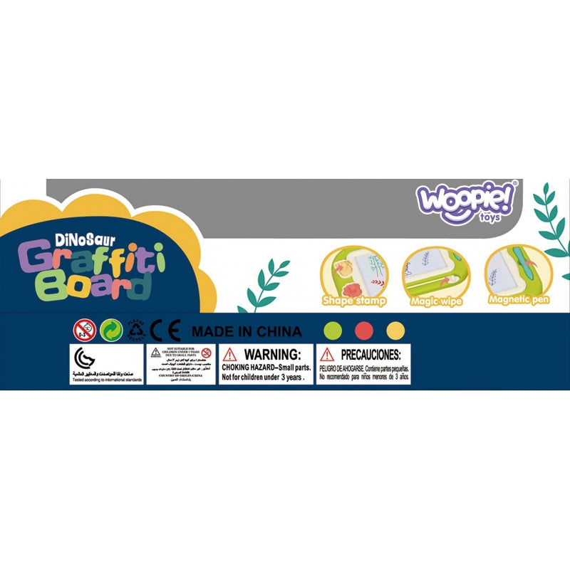 Magnetinė spalvinimo lenta su 4 antspaudai, WOOPIE, violetinė