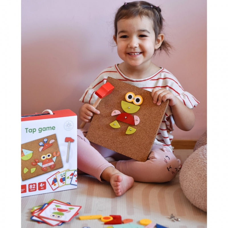 Medinis stalo žaidimas „Detalių prikalimas ant lentos“, Woopie